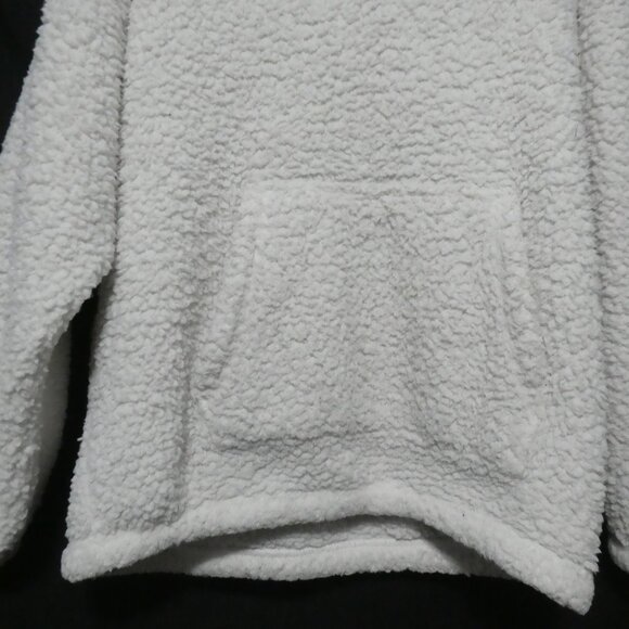 AERO | medium | Teddy / Sherpa Pullover Hoodie | Kangaroo Pocket - Picture 8 of 15